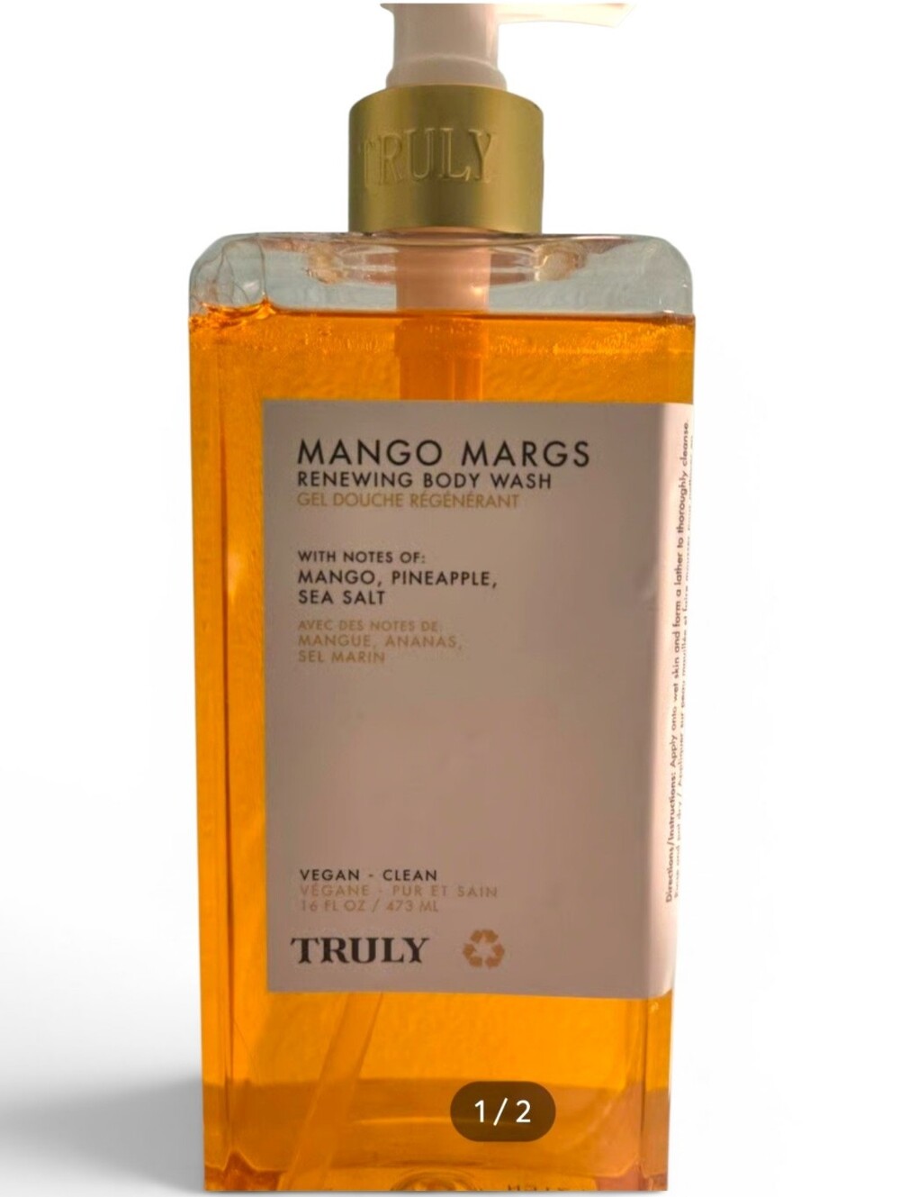TRULY Mango Margs Renewing Body Wash 16FLOZ